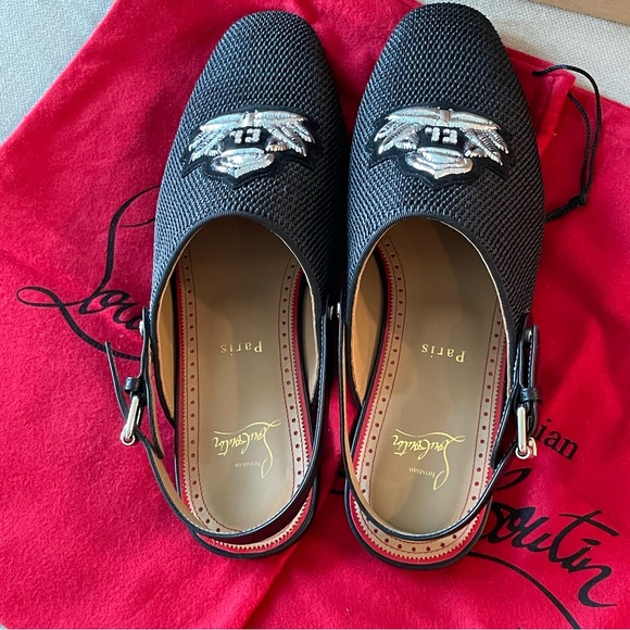 NWT💎Christian Louboutin💎Crestiflat Slingback Tresse - Picture 10 of 10